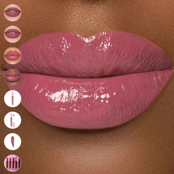 Please forgive me Jeffree Star Supreme Gloss - NWT -  Deep Rose - Mauve - Picture 5 of 10